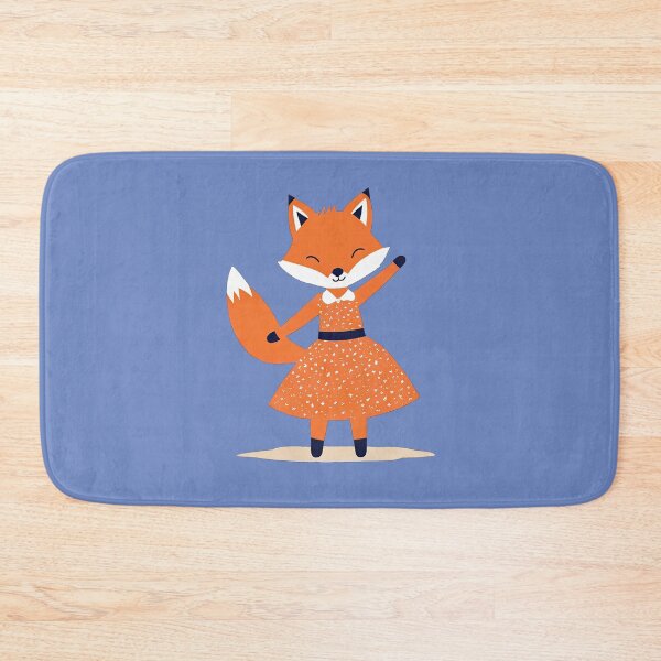 Item preview, Female fox in a dress dancing designed and sold by Bilisik.