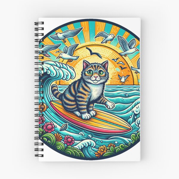 Item preview, cat surfing designed and sold by casanova2301.