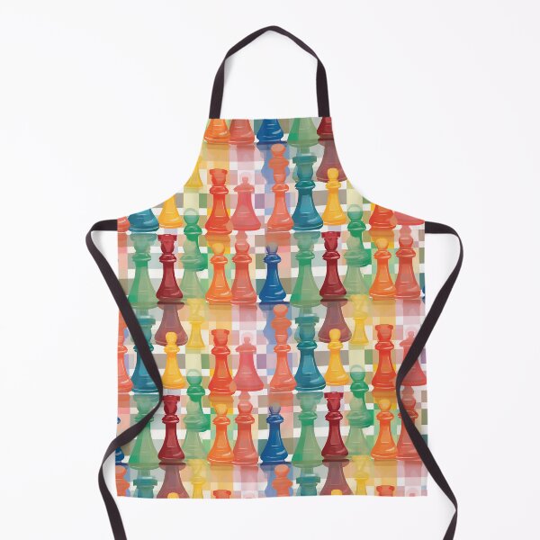 Item preview, Rainbow Checkmate! Chess Board pattern designed and sold by Sp3ctrumOfColor.