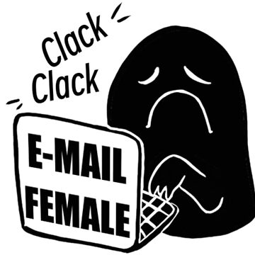 Artwork thumbnail, E-mail Female by QarliesArt