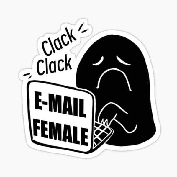 E-mail Female Sticker