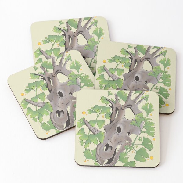 Item preview, Styracosaurus and ginkgo designed and sold by birchleahf.