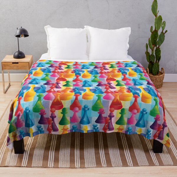 Item preview, Awesome Rainbow Chess Board pattern designed and sold by Sp3ctrumOfColor.