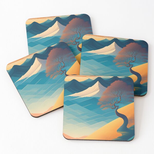 Item preview, Lonely tree in the mountains designed and sold by Łukasz Stanisławski.