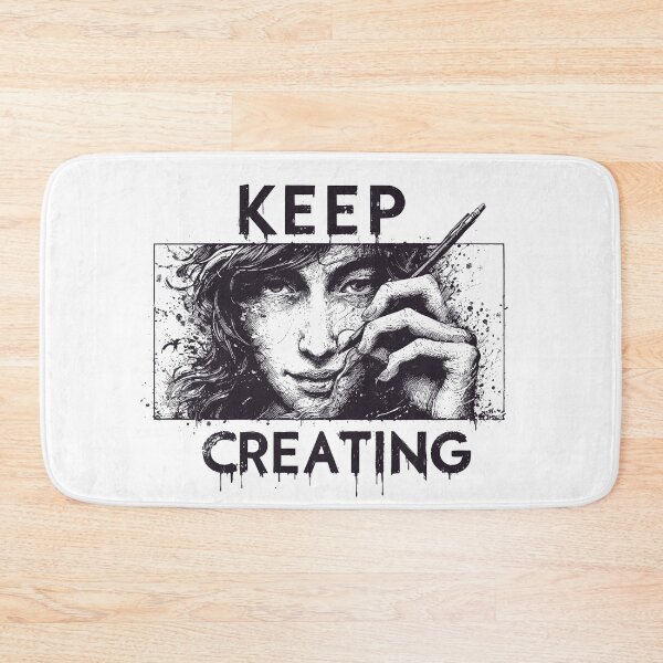 Item preview, Keep Creating Drawing designed and sold by TomFrontierArt.