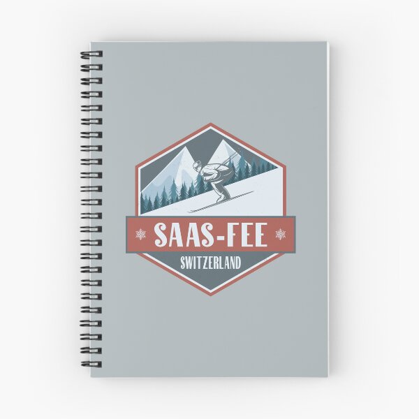 Item preview, Saas-Fee Switzerland Vintage Skiing Design designed and sold by CynthiaGraphics.