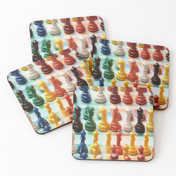 Item preview, Realistic Rainbow Chess Board pattern designed and sold by Sp3ctrumOfColor.