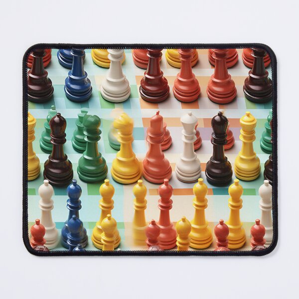Item preview, Realistic Rainbow Chess Board pattern designed and sold by Sp3ctrumOfColor.