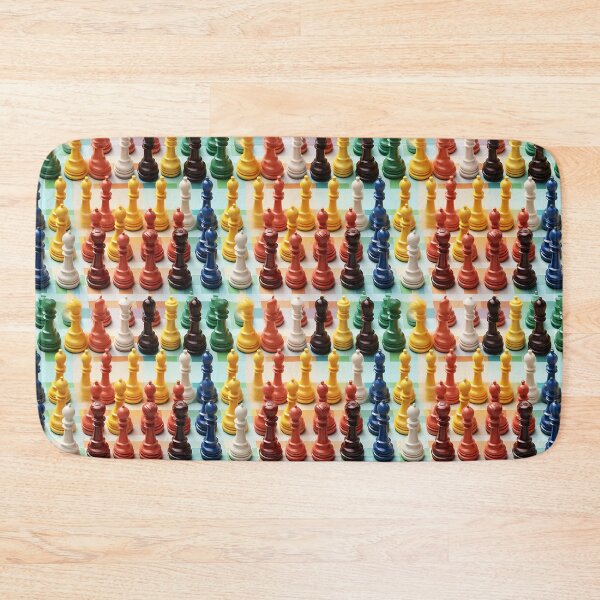 Item preview, Realistic Rainbow Chess Board pattern designed and sold by Sp3ctrumOfColor.