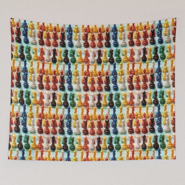 Item preview, Realistic Rainbow Chess Board pattern designed and sold by Sp3ctrumOfColor.