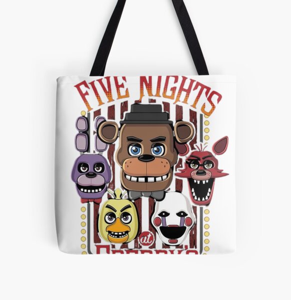 New Fnaf Tote Bag Five Nights At Freddy´s Canvas Bags Anime Shopping Bag  Children's Storage Bag Trendy Gift Bags Art Supplies - AliExpress