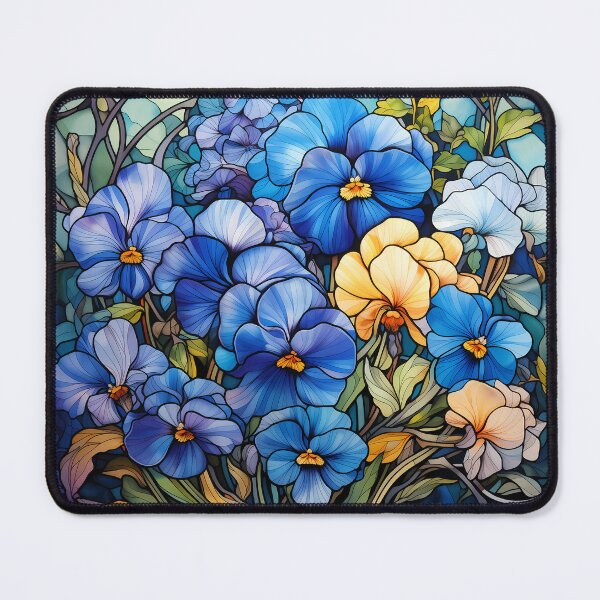 Item preview, Stained Glass Pansy Kaleidoscope designed and sold by Matt's Artificial Nature.