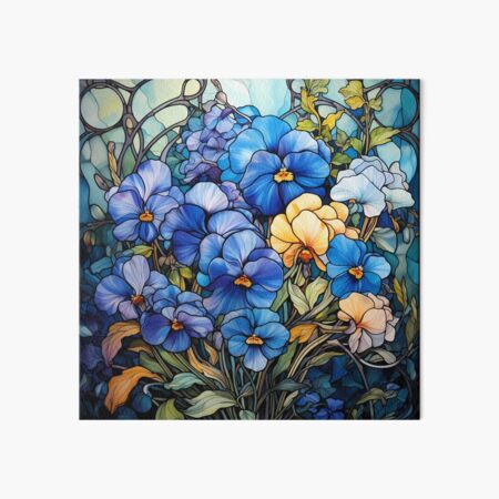 Fleur de Lys bleue PNG transparents