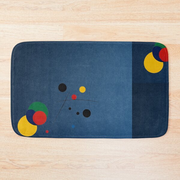 Item preview, Joan Miro Inspired Blue Digital Art with Circles  designed and sold by bettypure.