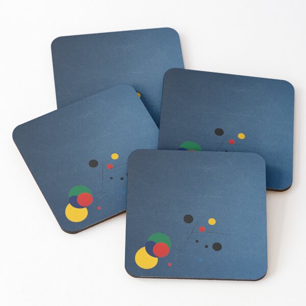 Item preview, Joan Miro Inspired Blue Digital Art with Circles  designed and sold by bettypure.
