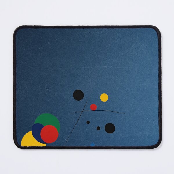 Item preview, Joan Miro Inspired Blue Digital Art with Circles designed and sold by bettypure.