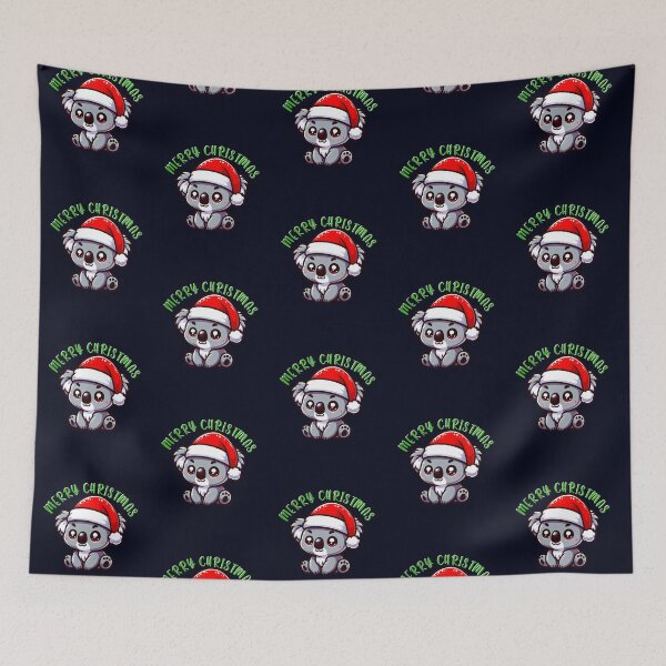 Item preview, Santa Hat Koala - Christmas Holiday Charm and Festive Fun  designed and sold by madtoyman.