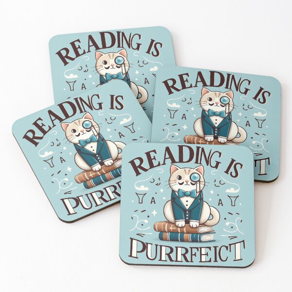 Item preview, Purrfect Reading Companion: A Cat's Literary Adventure designed and sold by diegomenjivar92.