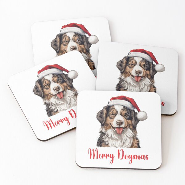 Item preview, Australian Shepherd Dog Merry Dogmas designed and sold by Blok45.