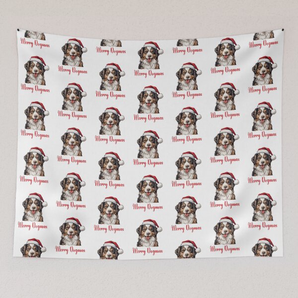 Item preview, Australian Shepherd Dog Merry Dogmas designed and sold by Blok45.