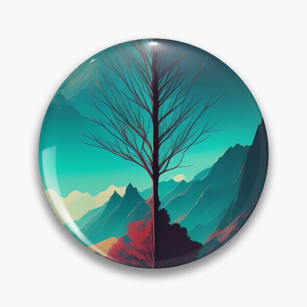Item preview, Lonely tree in the mountains designed and sold by Łukasz Stanisławski.