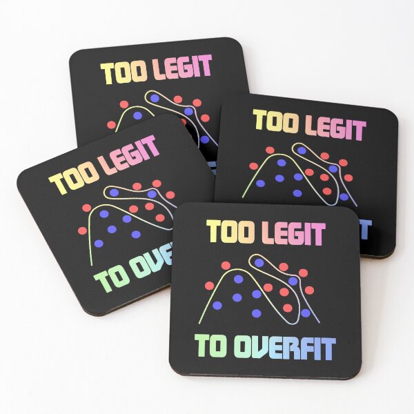 Item preview, Too Legit To Overfit designed and sold by ScienceCorner.