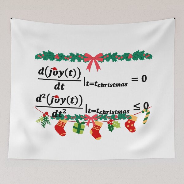 Item preview, Joy is always maximal in christmas, math christmas designed and sold by NoetherSym.