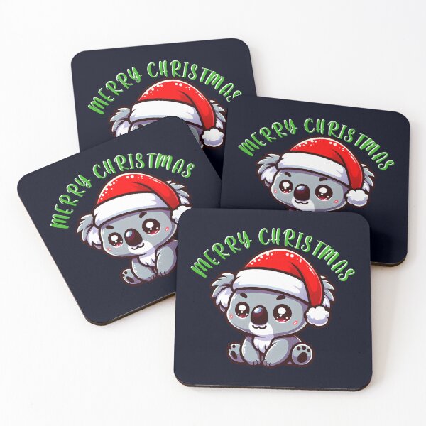 Item preview, Santa Hat Koala - Christmas Holiday Charm and Festive Fun  designed and sold by madtoyman.