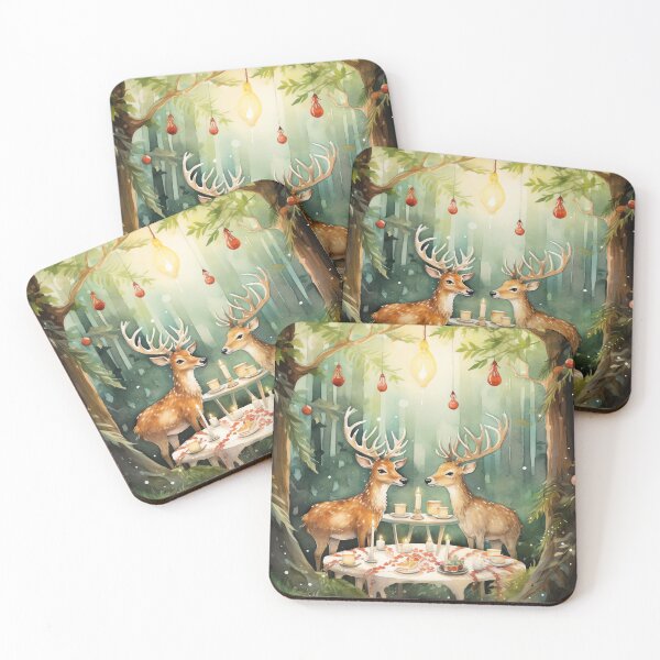 Item preview, Festive Reindeer Banquet designed and sold by cute-animals99.