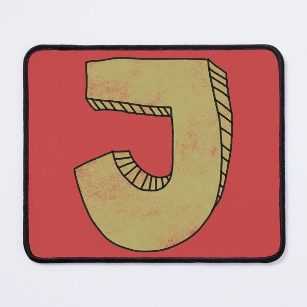 Item preview, Hand-Drawn and Colored Letter J Graphic designed and sold by EnjoYarty.