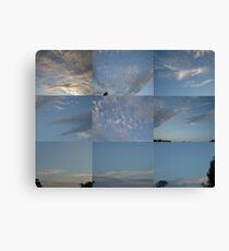 Sky Quilt Canvas Print