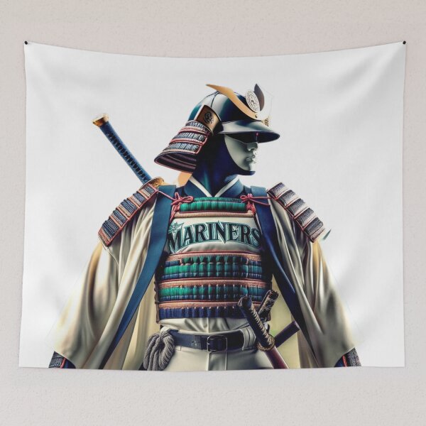 Item preview, Samurai Baseball Superhero Seattle Mariners designed and sold by BaseballGods.