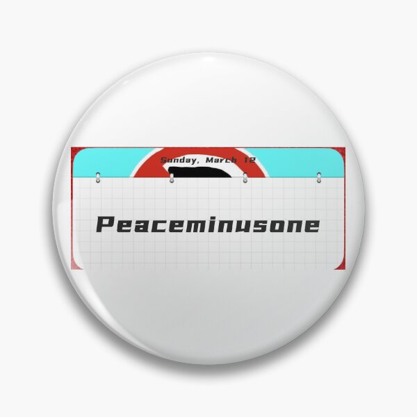 Item preview, PEACEMINUSONE  designed and sold by Liz Drawingbook.