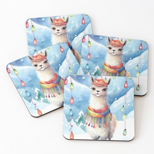 Item preview, Llama Lights Wonderland designed and sold by cute-animals99.