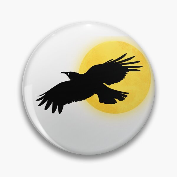 Item preview, Black raven with full moon night designed and sold by erozzz.