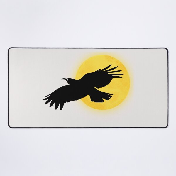 Item preview, Black raven with full moon night designed and sold by erozzz.