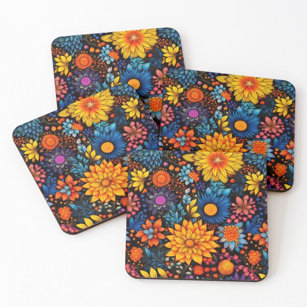 Item preview, Breathtaking floral pattern with vibrant colors. designed and sold by Zavdesign.