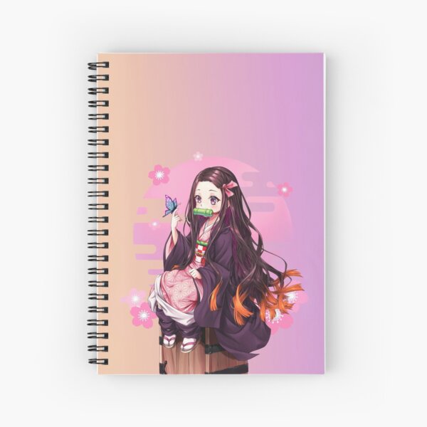 Chibi Nezuko Demon Slayer Anime Spiral Notebook