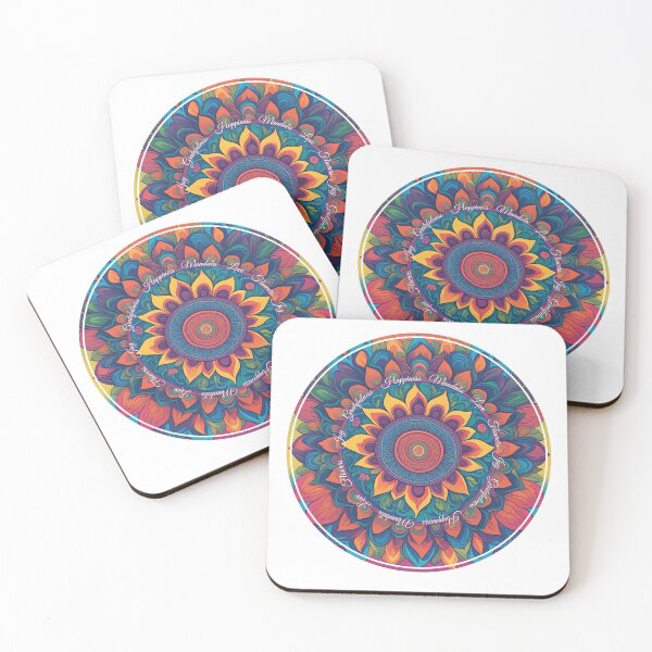 Item preview, Floral colorful mandala designed and sold by AnnMaryGreenArt.