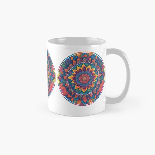 Item preview, Floral colorful mandala designed and sold by AnnMaryGreenArt.