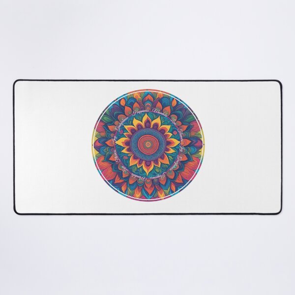 Item preview, Floral colorful mandala designed and sold by AnnMaryGreenArt.
