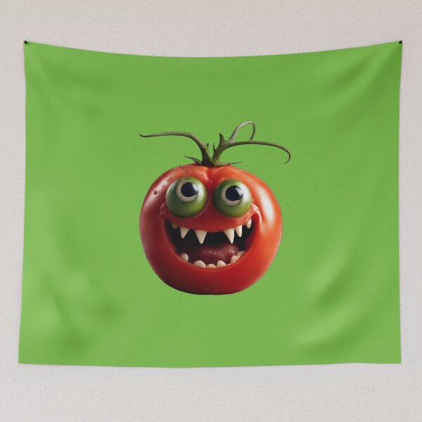 Item preview, Monster Tomato - Your green eyes are so blue! - Tomato love designed and sold by SheepAttack.
