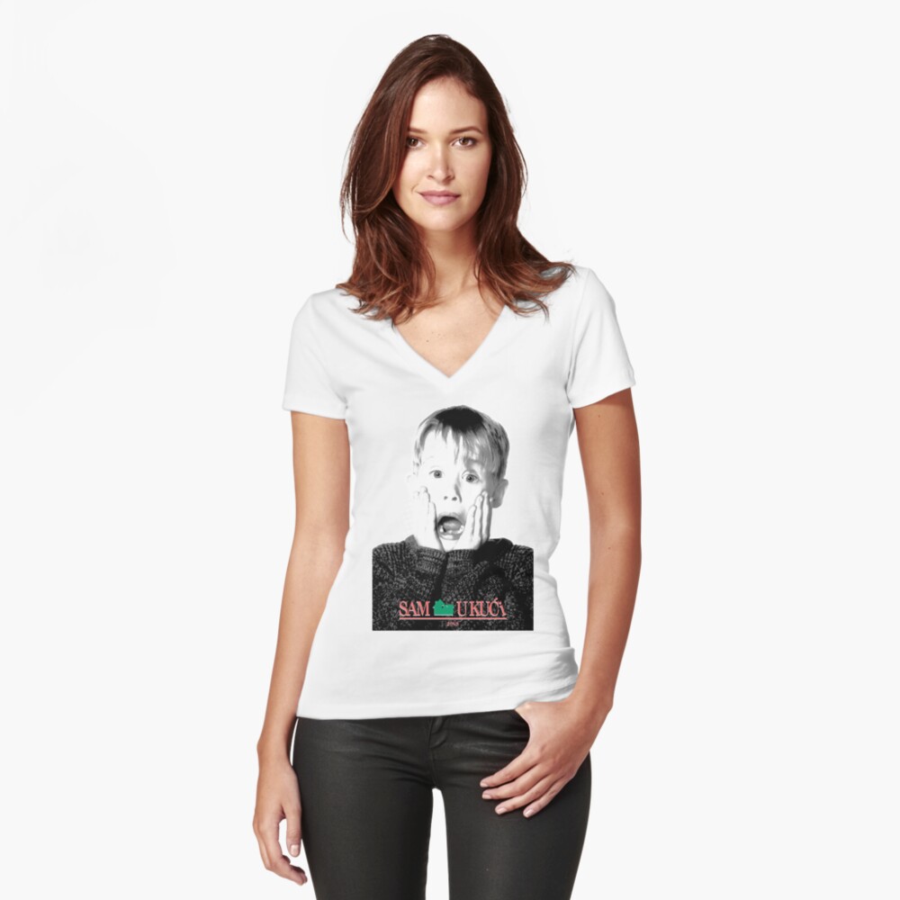 Item preview, Fitted V-Neck T-Shirt designed and sold by AmirKaragic.