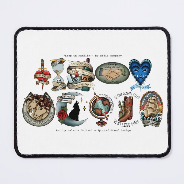 Item preview, keep on ramblin designed and sold by spottedhound.