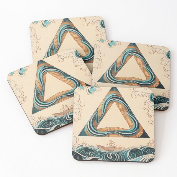 Item preview, The Beauty of Symmetry: Isosceles Triangles Unveiled designed and sold by NebulaWhimsy.
