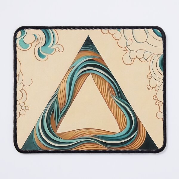 Item preview, The Beauty of Symmetry: Isosceles Triangles Unveiled designed and sold by NebulaWhimsy.