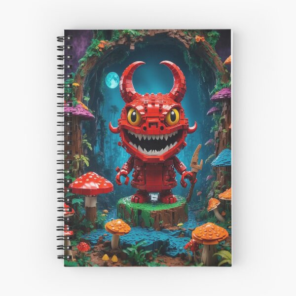 Item preview, Psychedelic Art: The Devil's Temptation Matrix with Magical Mushrooms designed and sold by luminamatrixart.