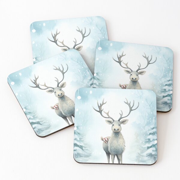 Item preview, Christmas Frosty Reindeer designed and sold by cute-animals99.
