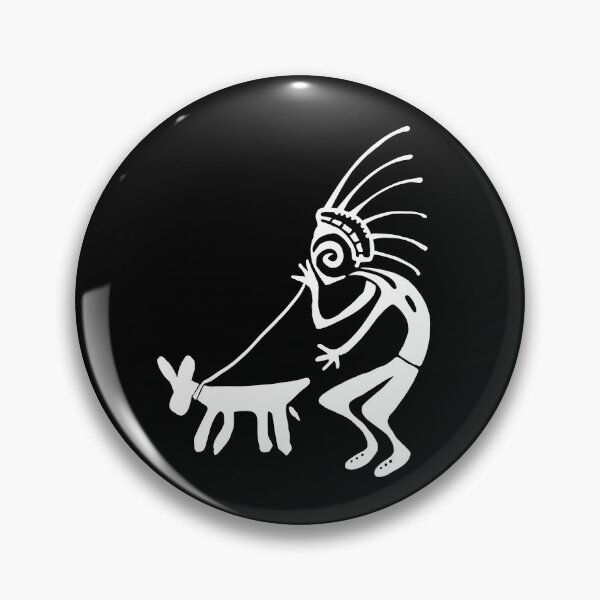 Item preview, Kokopelli doggy white designed and sold by nogamax.