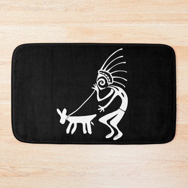 Item preview, Kokopelli doggy white designed and sold by nogamax.